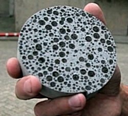 Самовосстанавливающийся бетон с бактериальными гранулами