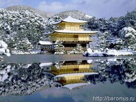 Золотой Павильон в Киото (Япония)