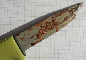 Как очистить лезвие ножа от ржавчины